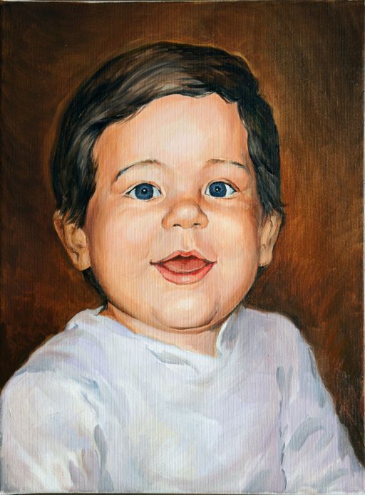 portret dziecka ze zdjcia 2